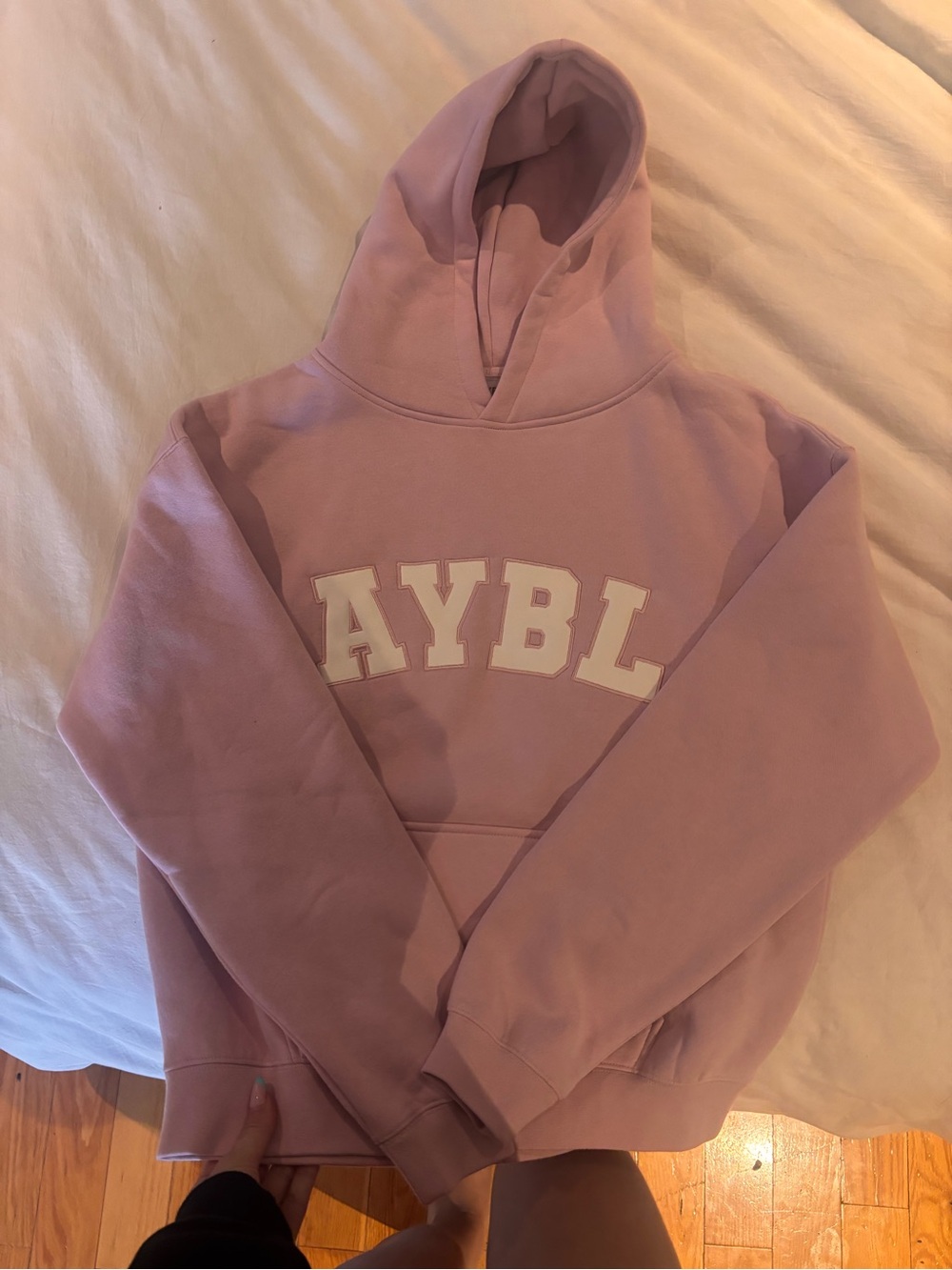 AYBL Light Pink Logo Hoodie